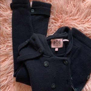 Juicy Couture double button hooded sweater